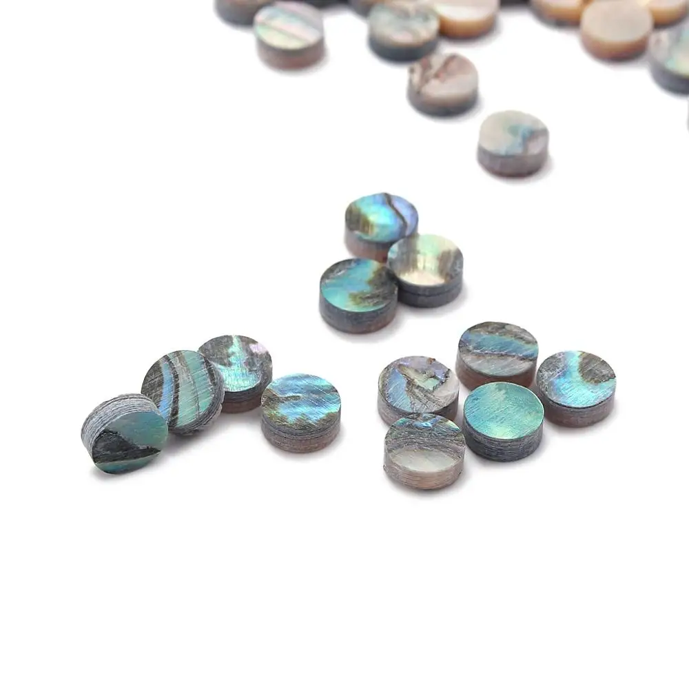 Abalone Shell Dot Inlays for Guitar (50 pcs, 6mm) 5 Abalone Shell Dot Inlays for Guitar (50 pcs, 6mm) - Image 5