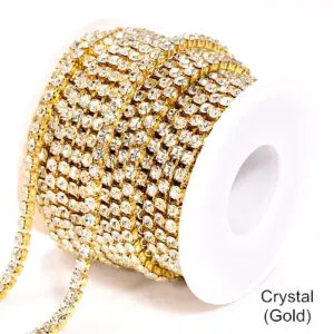 Sparkling 10-Yard Rhinestone Cup Chain 18 Hbe65c16c2dbf403b945f7a0635cc8e050