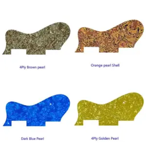 Dot Style Guitar Pickguard with Pearl Finish