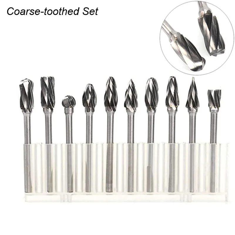 10-Piece Tungsten Carbide Rotary Burr Set 9 10-Piece Tungsten Carbide Rotary Burr Set - Image 9