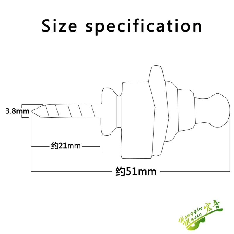 Durable Metal Electric Guitar Strap Buckle 2 Durable Metal Electric Guitar Strap Buckle - Image 2