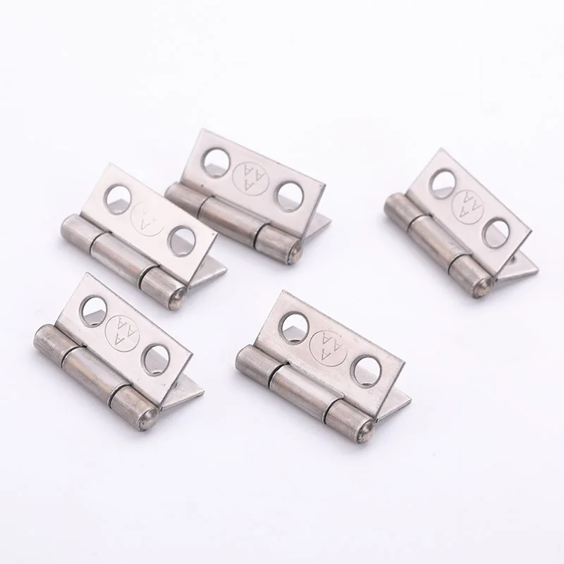 Iron Furniture Hinge 25x25mm Silver Finish 4 Iron Furniture Hinge 25x25mm Silver Finish - Image 4