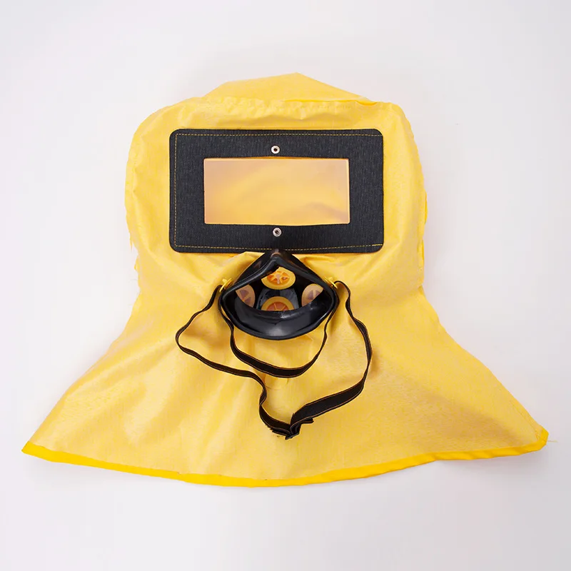 Bright Yellow Full Face Gas Respirator with Activated Carbon Filtration 6 Bright Yellow Full Face Gas Respirator with Activated Carbon Filtration - Image 6