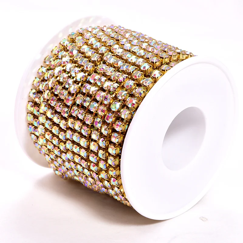 Sparkling 10-Yard Rhinestone Cup Chain 4 Sparkling 10-Yard Rhinestone Cup Chain - Image 4