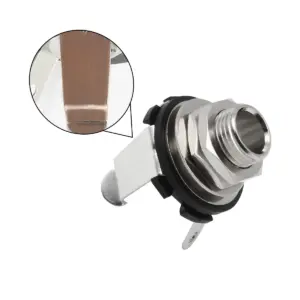 Chrome Guitar Jack Sockets Set for Electric Guitars 6 Hcefa49d32c9f440eb435d3b544ab98f91