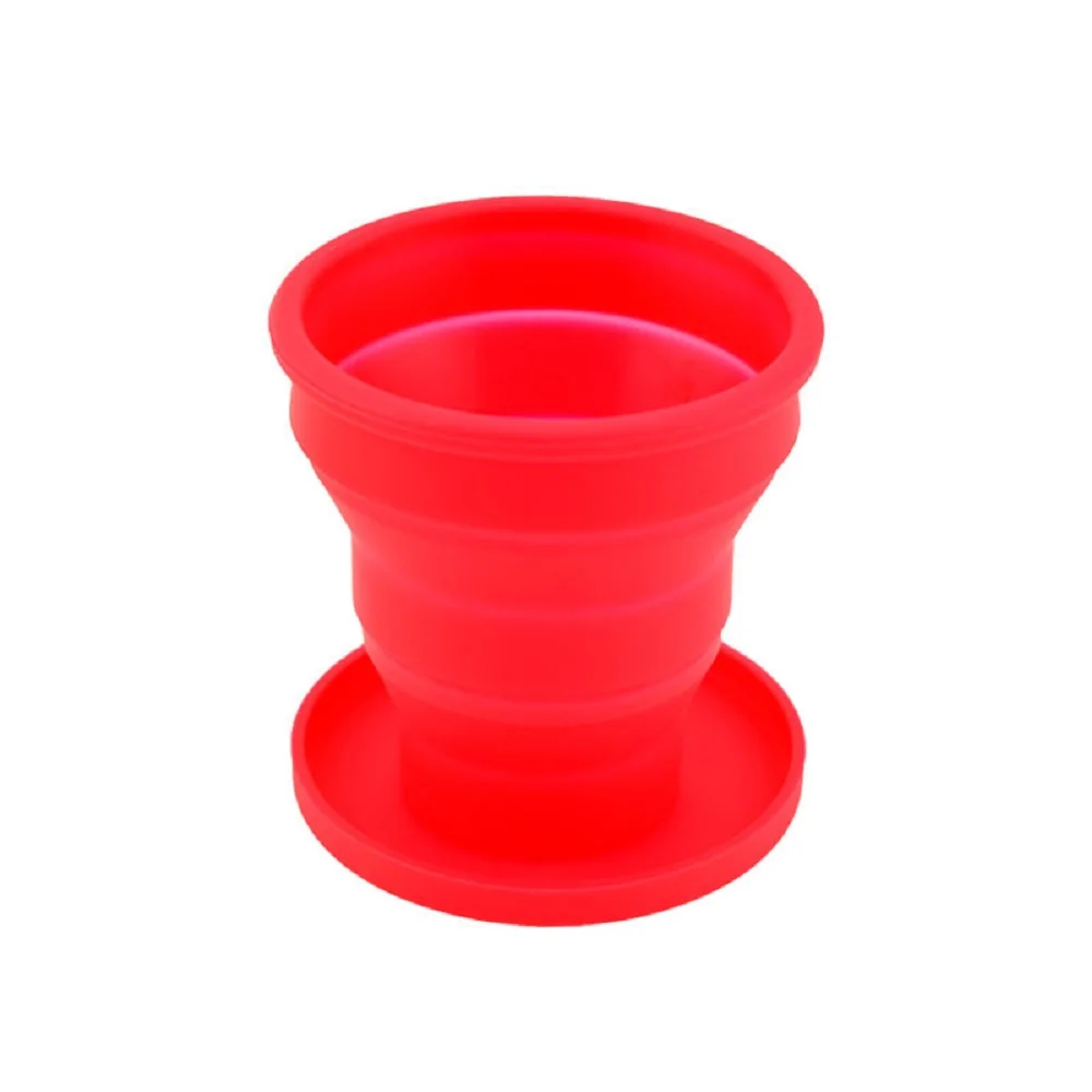 Collapsible 200ml Silicone Travel Cup with Lid 10 Collapsible 200ml Silicone Travel Cup with Lid - Image 10