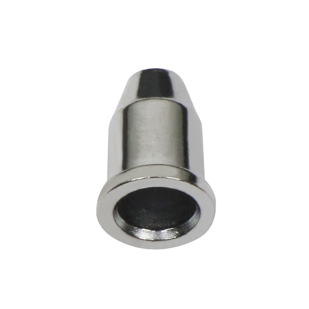 Chrome Guitar Ferrules Set for Electric Guitars 2 Chrome Guitar Ferrules Set for Electric Guitars - Image 2