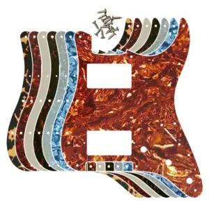 Fender Stratocaster 72' Style Pickguard in Vibrant Finishes