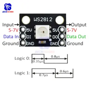 WS2812 RGB LED Breakout Module for Addressable Lighting 8 Hd53b56eaecc54cdaa11b2d67a8d6c378g