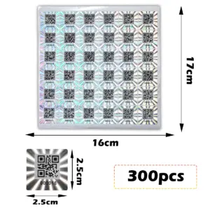 Holographic Security Stickers 2.5x2.5cm, 300/1000 pcs 17 Hd7d1adaf90df44a88bf11c2bf06cd0efB