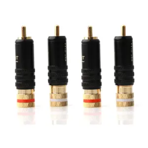 High-Quality Gold-Plated RCA Connectors Set 8 Hd83c7dc7d848462bb9876ac41dbc7501l
