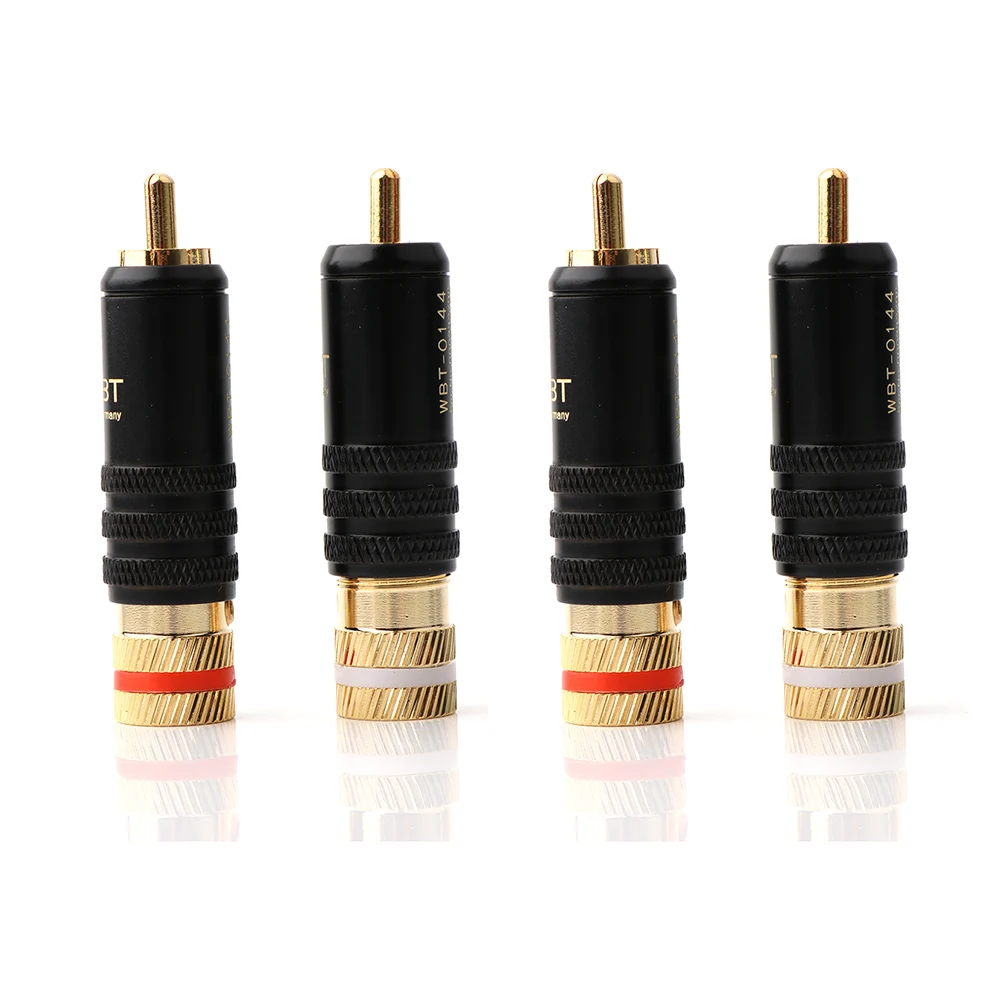 High-Quality Gold-Plated RCA Connectors Set 3 High-Quality Gold-Plated RCA Connectors Set - Image 3
