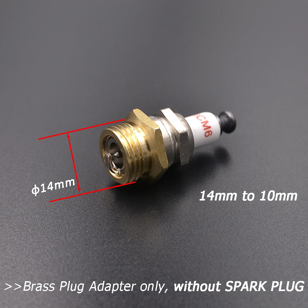 Brass Spark Plug Adapter for RC Cars 8 Brass Spark Plug Adapter for RC Cars - Image 8