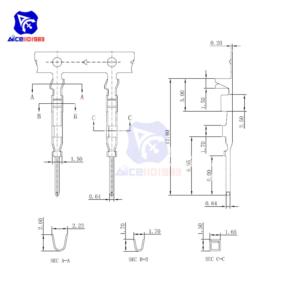 1000 PCS Metal Crimp Connectors Set for Electronics 6 1000 PCS Metal Crimp Connectors Set for Electronics - Image 6