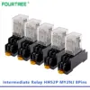 5Set DPDT Mini Relay Switch with Base