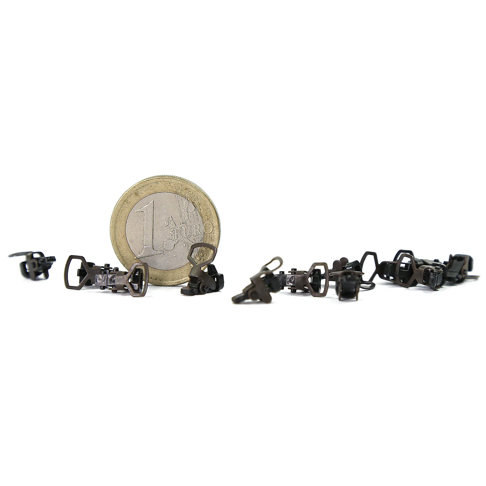 N Scale 1:160 Model Train Couplers (Set of 12) 2 N Scale 1:160 Model Train Couplers (Set of 12) - Image 2