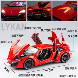 Lykan Hypersport 1:24 Scale Diecast Model 10 He188594353ca4ec7a16e537a6e788520E