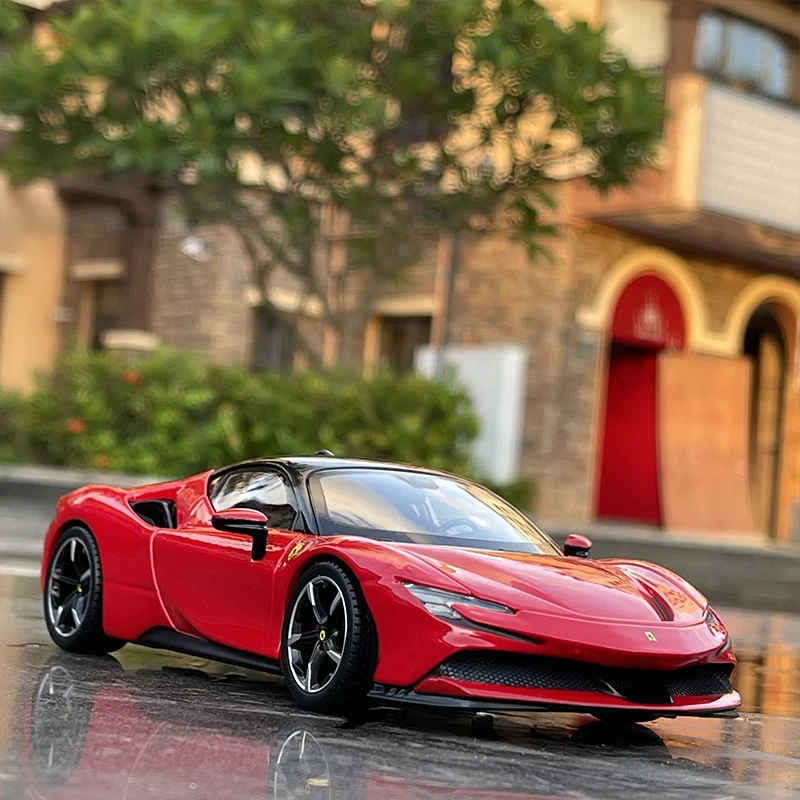 Ferrari SF90 1:24 Diecast Model Collectible 4 Ferrari SF90 1:24 Diecast Model Collectible - Image 4