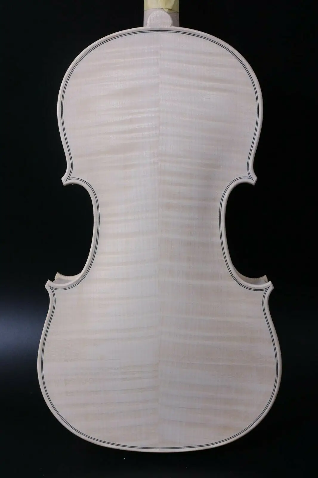 Unfinished 4/4 Violin with Flame Maple Back 4 Unfinished 4/4 Violin with Flame Maple Back - Image 4