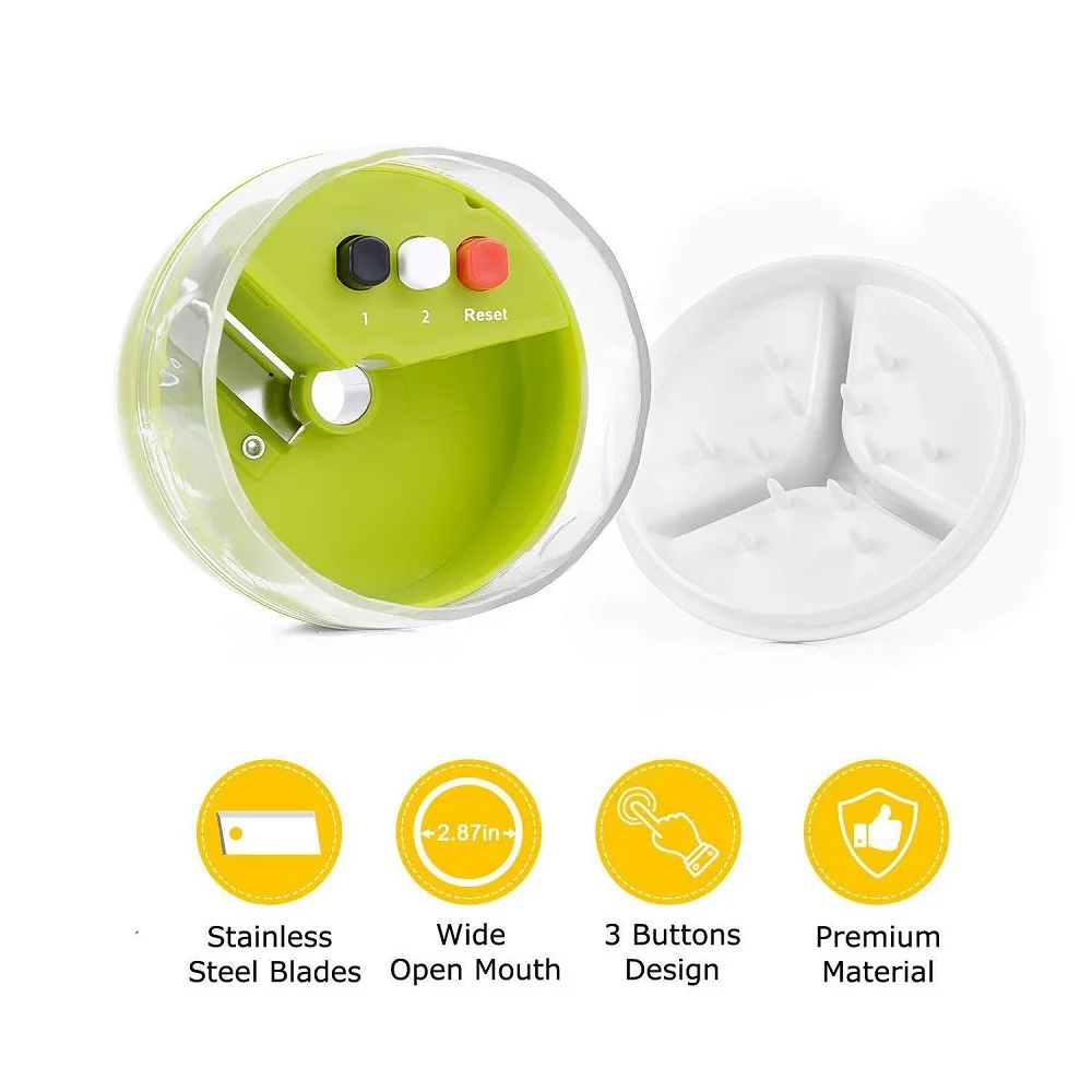 Green Vegetable Spiralizer for Kitchen Use 4 Green Vegetable Spiralizer for Kitchen Use - Image 4