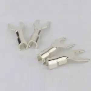 Premium 8-Pack Silver-Plated Brass Y Spade Connectors 10 He776ae2f59c34cc1a502bad93bff1408s