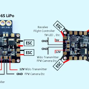 FPV Drone Power Distribution Module 36x50mm 8 He95ee1f143fc40e0a847fb0f50987b958