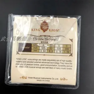 King Lion Viola Strings Set for Bright Sound 9 Hf1a7ec4373b94264ba6156460ff5a126n