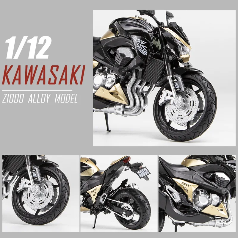 1:12 Kawasaki Z800 Motorcycle Model 4 1:12 Kawasaki Z800 Motorcycle Model - Image 4