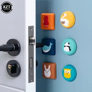 Cartoon Silicone Wall & Door Protector Set