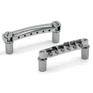 LP Electric Guitar Bridge with Silver Finish 13 Hfc61675005dc4260ba39bcaae37b7186U