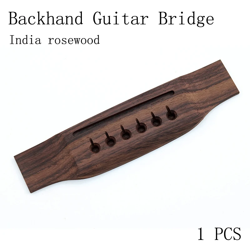Indian Rosewood Left-Handed Guitar Bridge 155mm 7 Indian Rosewood Left-Handed Guitar Bridge 155mm - Image 7