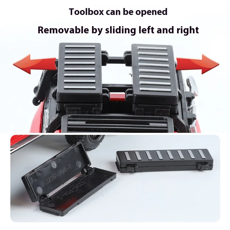 Red 1:32 Dodge RAM 1500 TRX 6X6 Diecast Model 4 Red 1:32 Dodge RAM 1500 TRX 6X6 Diecast Model - Image 4