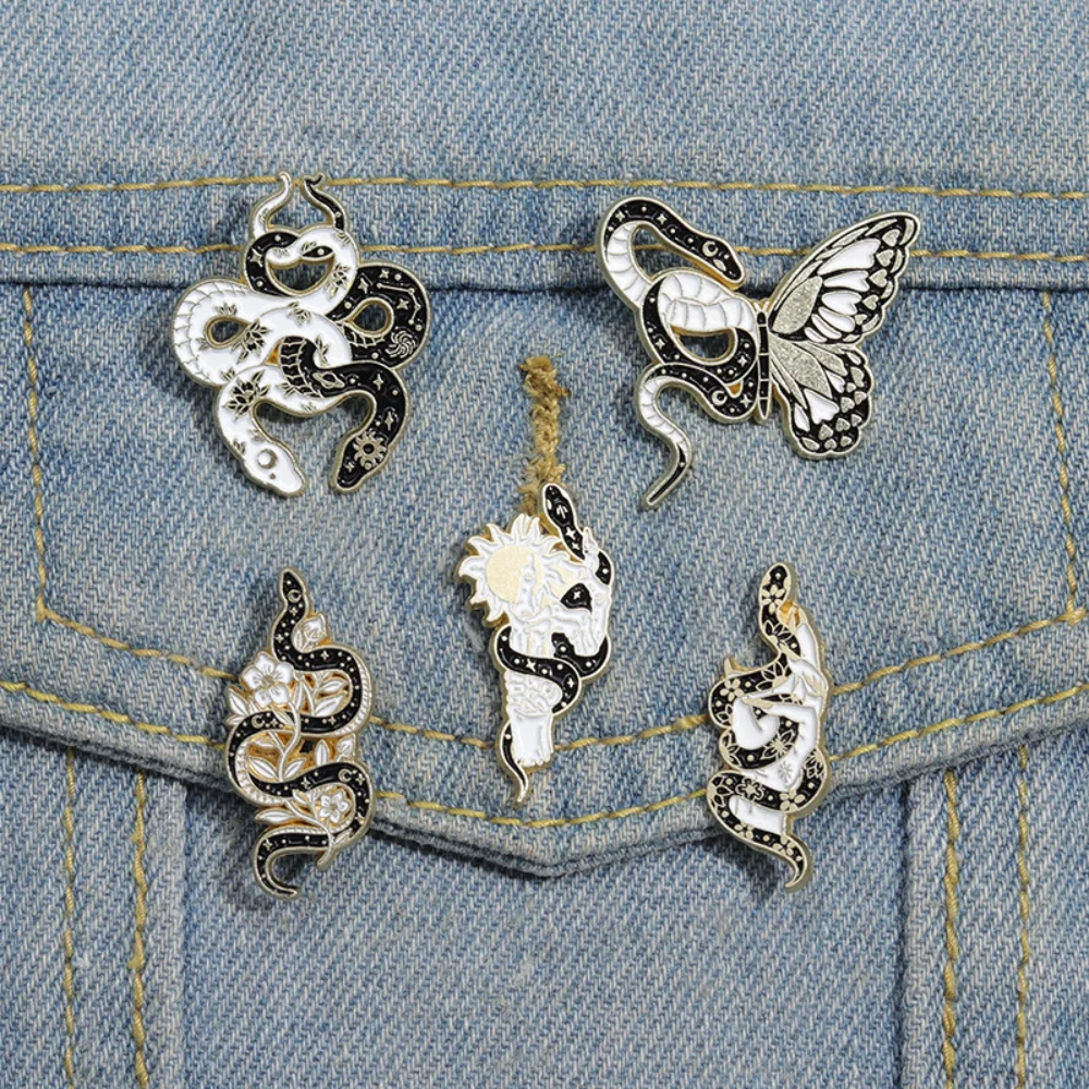 Dark Snake Series Vintage Brooch 4 Dark Snake Series Vintage Brooch - Image 4