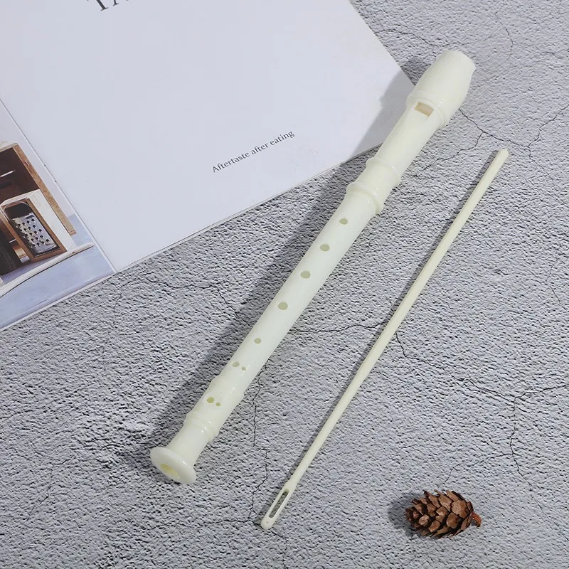 8-Hole Beginner Recorder in Milk-White 4 8-Hole Beginner Recorder in Milk-White - Image 4