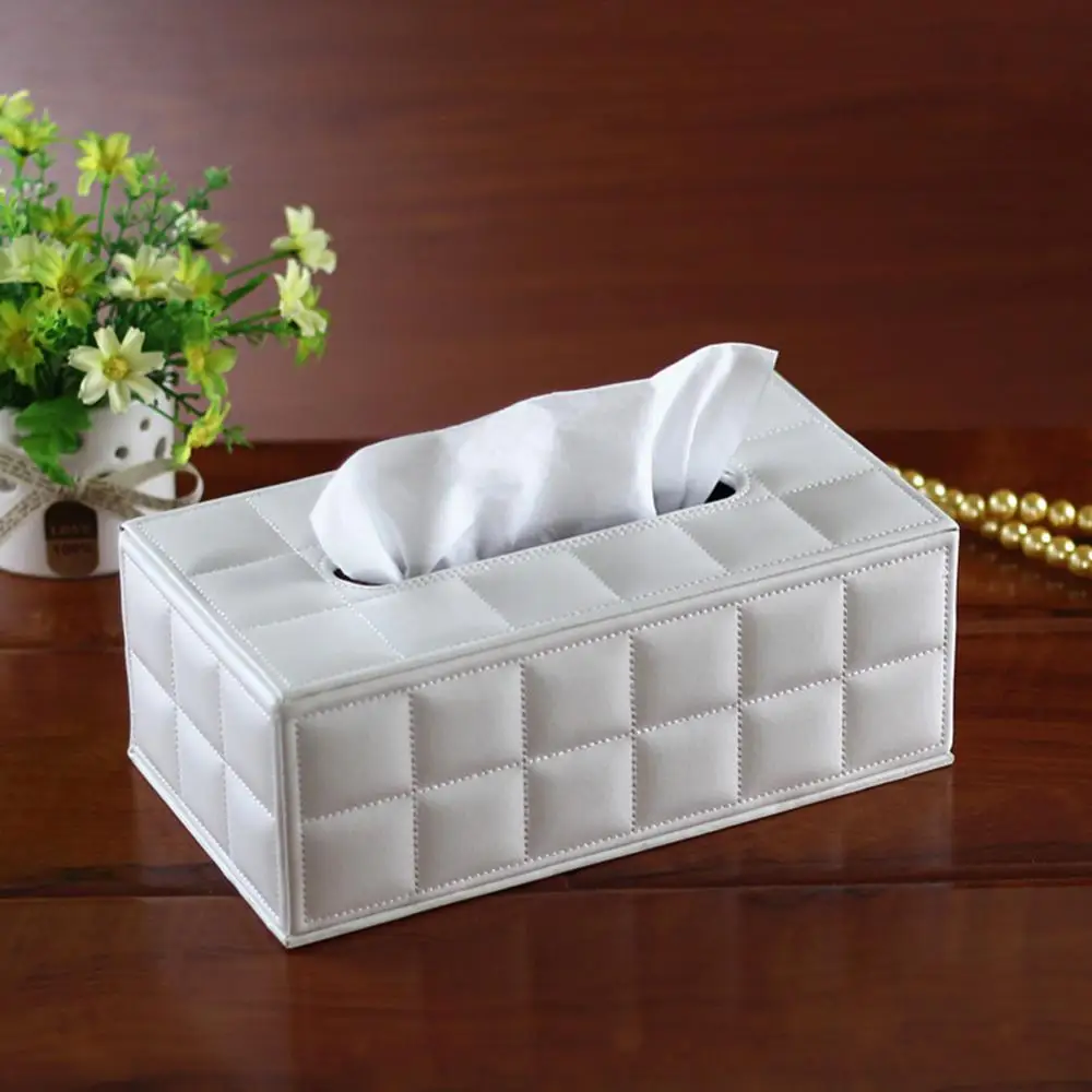 Faux Leather Tissue Box, 25x14x9.5cm 5 Faux Leather Tissue Box, 25x14x9.5cm - Image 5