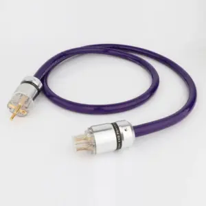 Purple OFC Power Cable for High-Fidelity Audio 7 S00a96ceffa8b42de88a045efad882f861