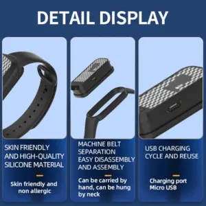 Ultrasonic Mosquito Prevention Bracelet Black & White 12 S00b63469a5bb4d10aa69b5c6cef1d929T