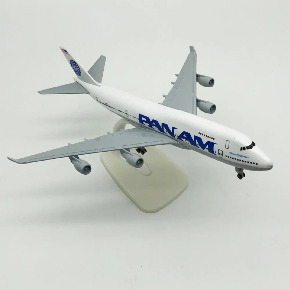 Pan Am B747 Diecast Airplane Model 20cm 4 Pan Am B747 Diecast Airplane Model 20cm - Image 4