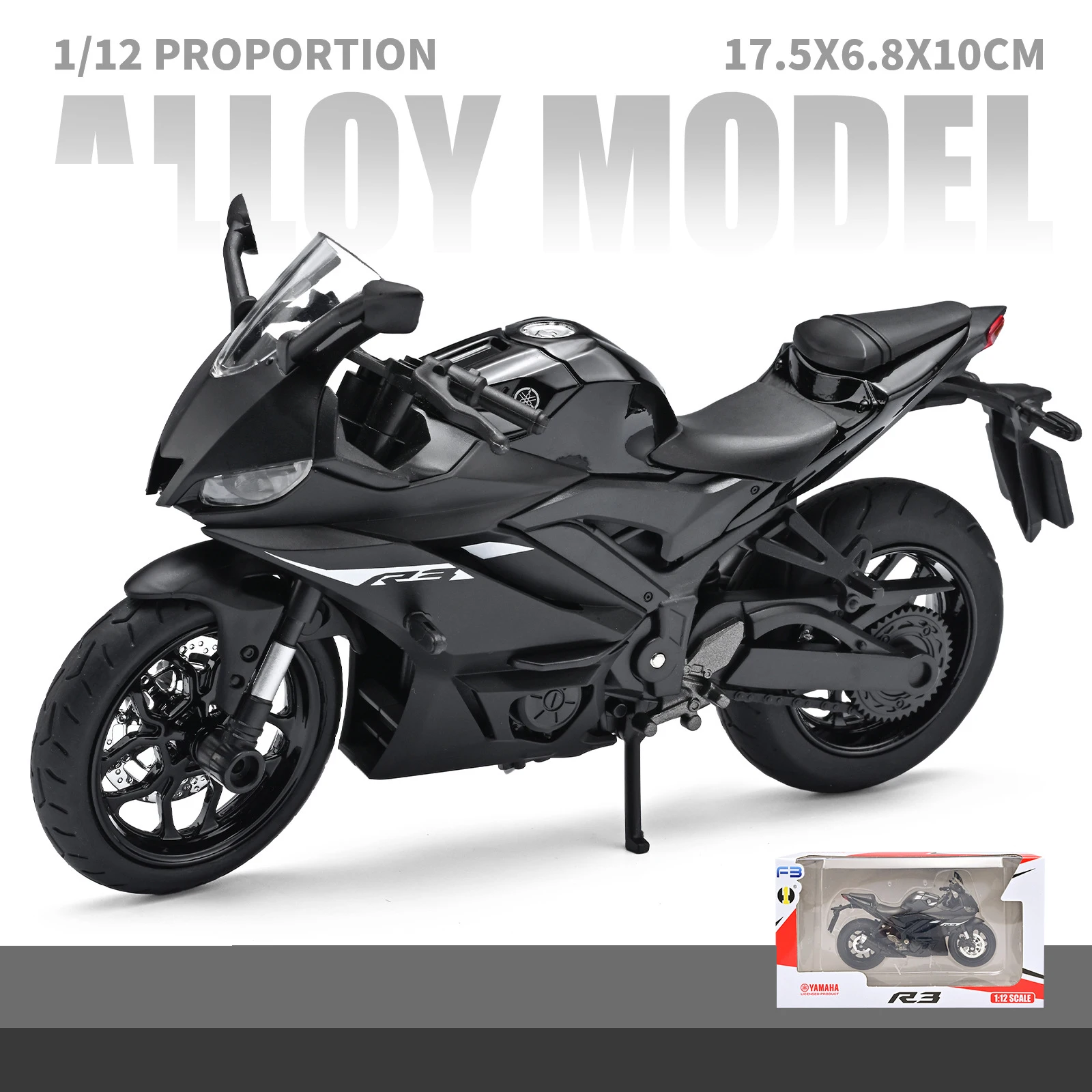 Yamaha YZF-R3 1:12 Scale Diecast Model 10 Yamaha YZF-R3 1:12 Scale Diecast Model - Image 10