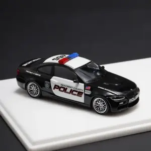 BMW M3 E92 Police Diecast Model Set 1/64 Scale 12 S0100159fed984a4186c5e6002fc5cd61C