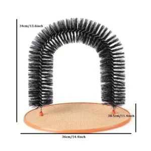 Cat Toy Arch with Grooming and Scratching Features 8 S010410f027b042a8b04d2290f3f77826F