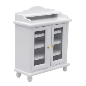 Miniature Wooden Wine Cabinet for Dollhouses 14 S012313d6c64348c4a7b721e3b61edee4l