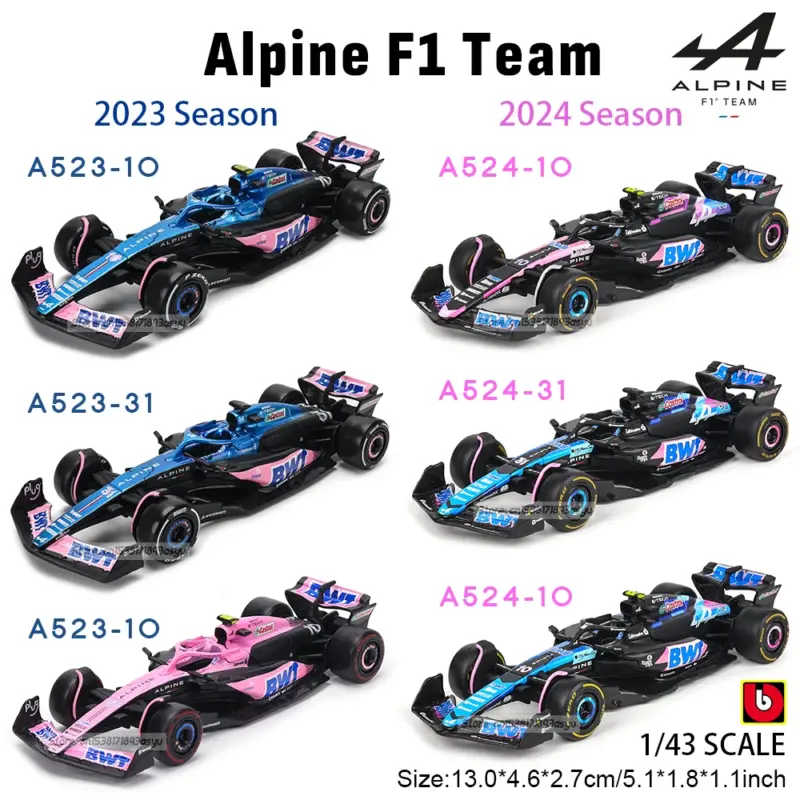 The Ultimate Collector's Item: the Alpine F1 1:43 Diecast Model Car 1 S0148f3adf30a4a51ac0debab29a079e3k