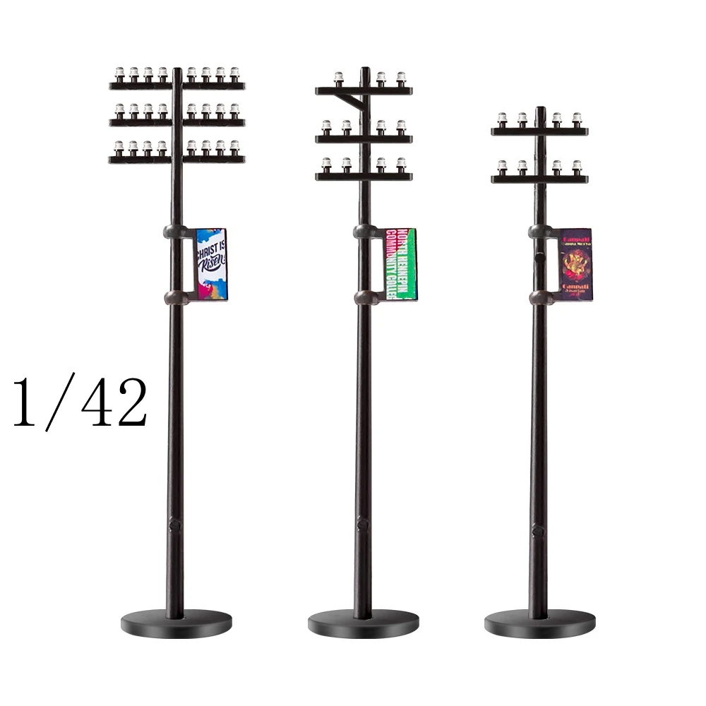 Mini Electric Utility Poles for Dioramas 9 Mini Electric Utility Poles for Dioramas - Image 9