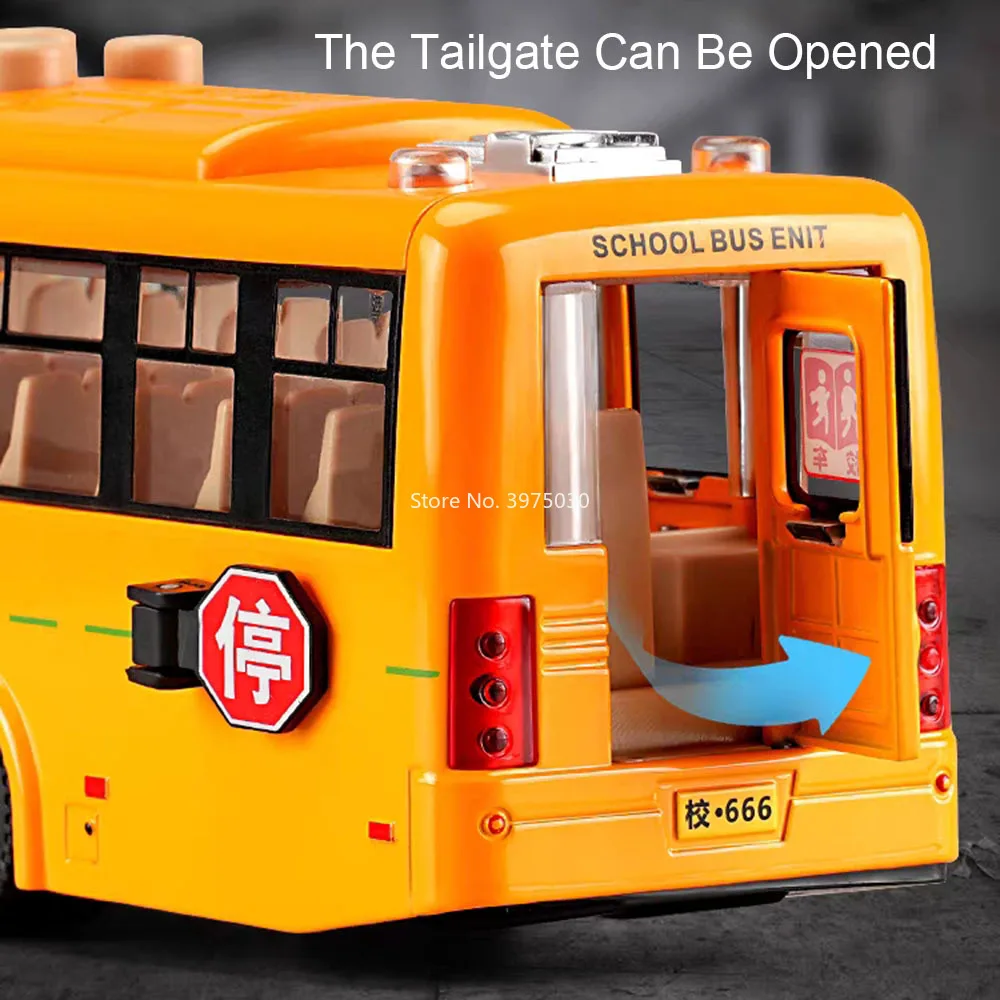 1:24 Scale School Bus Model Car 2 1:24 Scale School Bus Model Car - Image 2