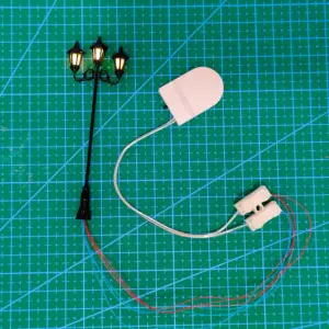 Vintage HO Scale Miniature LED Street Lamp 10 S018efa2d94fd4242b2c98168fbc46c8dH