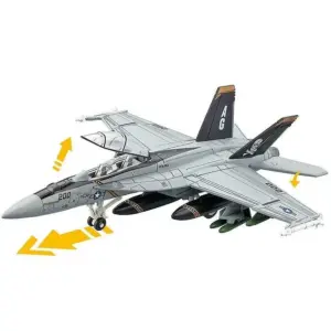 F-18 Fighter Jet Model Kit 1:72 Scale 11 S0194d0f70e9f4262a859a39b2f1ec3617