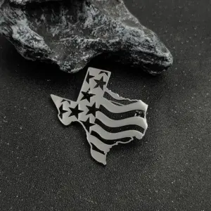 Texas Map Brooch with Patriotic Flag Design 9 S0199fa553b774cffbdb93c5a49862d0cJ