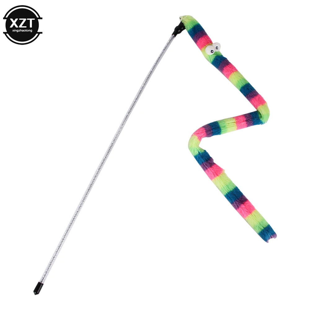Colorful Snake-Shaped Cat Teaser Wand 9 Colorful Snake-Shaped Cat Teaser Wand - Image 9