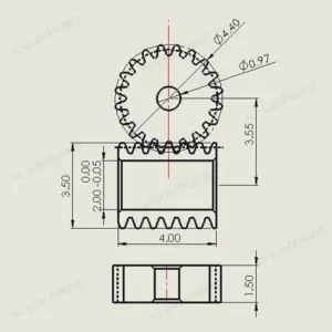 Brass RC Tank Gear Set 20:1 Reduction Ratio 10 S01a2c0a9d0f642a8a05aeb51e278257e3